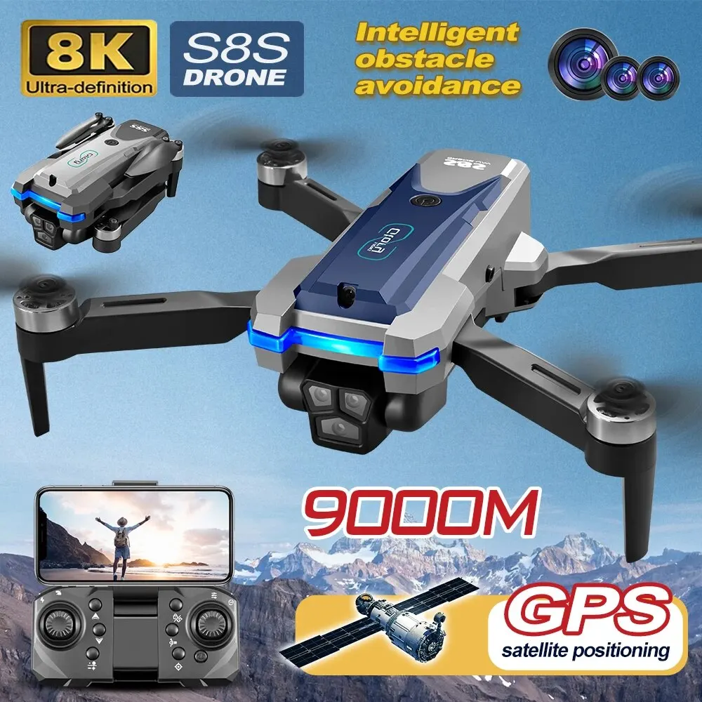 Drone Camera Hd - S8s gps drohne 5g wifi 8k