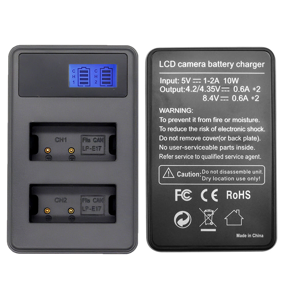 LP-E17 LCD Dual-Slot-Akku für  – Canon Camera Eos R50 Bewertung und Preis